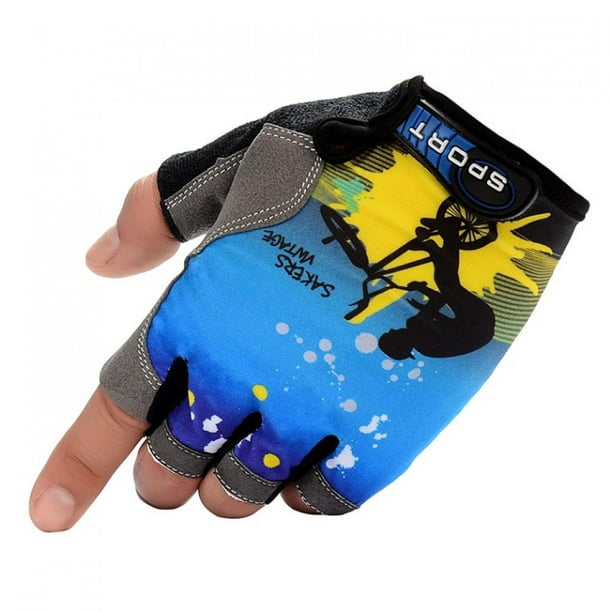 Elastic Fishing Gloves Anti-Slip Gloves Cycling Gloves Nylon Camouflage Gloves Y